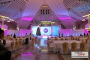 Festive decoration of the exhibition complex's hall, Minsk, Belarus, 2014.
