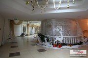 Festive decoration of the exhibition complex's hall, Minsk, Belarus, 2015.
