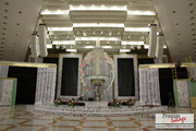 Festive decoration of the exhibition complex's hall due to international women day, Minsk, Belarus, 2014.