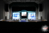 Stage decoration for the concert 