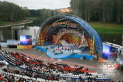 Stage decoration for National Festival and Fair of rural workers 
